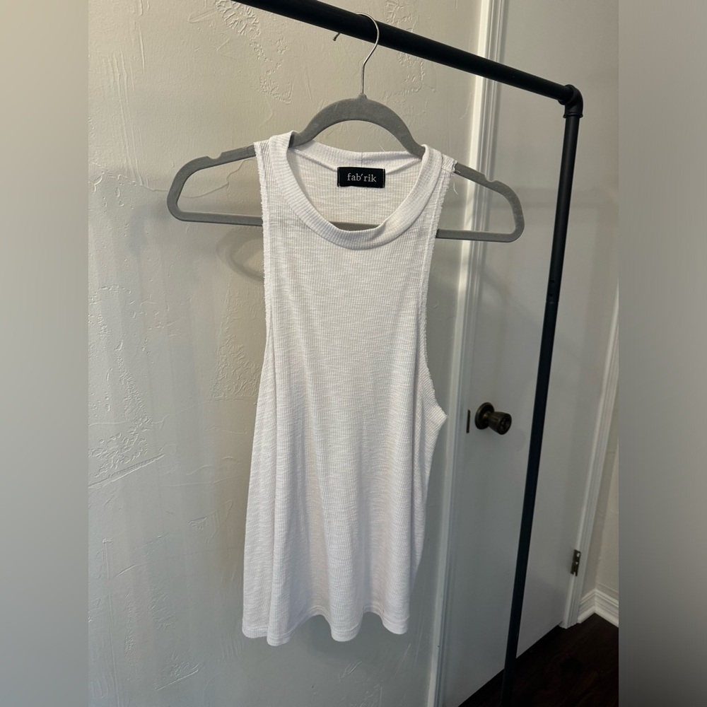 Fab'rik Classic White Tank Top
